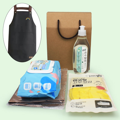 앞치마 행주티슈70매 4종세트