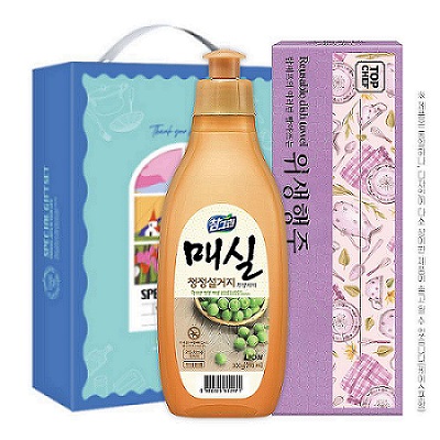 참그린 매실300용기 빨아쓰는위생행주 2종세트