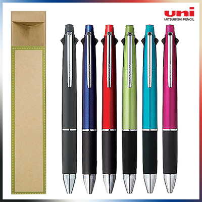 [제트스트림]4IN1펜(0.5/0.7mm) + 에코종이케이스