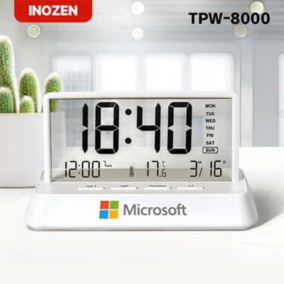 이노젠 TPW-8000 스누즈 투명디스플레이 스마트 탁상시계