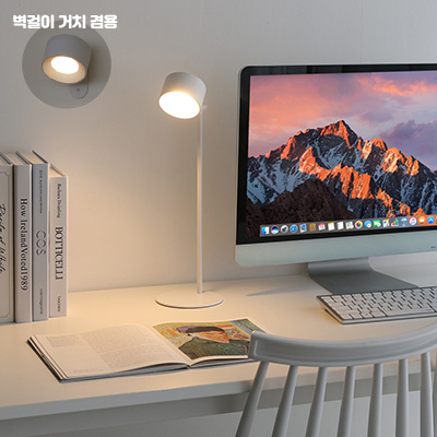 SAFA 헤드분리형 벽걸이겸용 무선 LED 스탠드