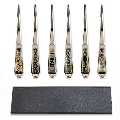 하모니 천연자개 편지칼 (벚꽃 / 별당초 / 사군자 / 색넝쿨 / 시집가는날 / 연꽃)