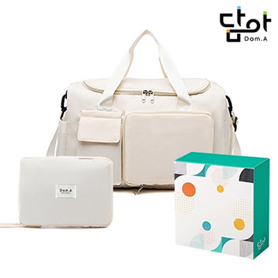 담아 프리미엄 대용량 접이식 보스턴백