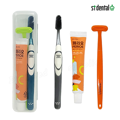 ST덴탈_혀클리너_클리오_퍼펙션_페리오치약_미세모_여행용세트