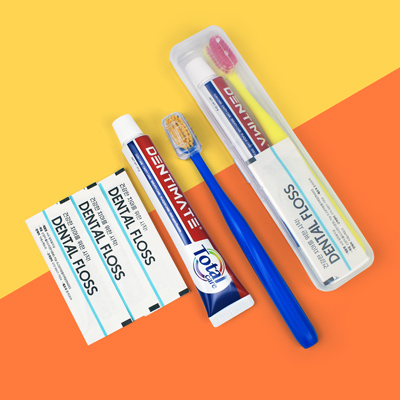 크리오 부케가르니 프리미엄 치약칫솔세트 일회용치실 휴대용 양치세트