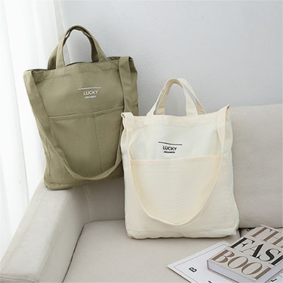 프리포켓 베이직 숄더에코백