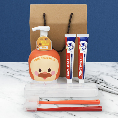 샤워메이트 브레드이발소 핸드워시 크리오 치약칫솔세트