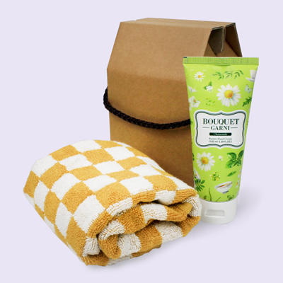 부케가르니 핸드크림 기라로쉬 뱀부 핸드타올 2종세트