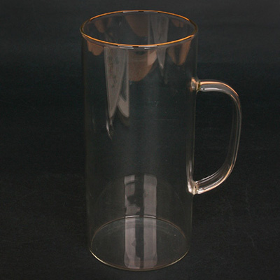 골드라인 쎄미 손잡이 롱비어 내열글라스660ml