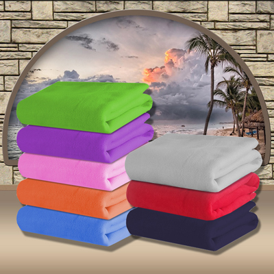 폴라담요 -평직