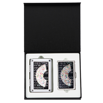 훈민한글부채손톱깎이+자개명함케이스2종세트