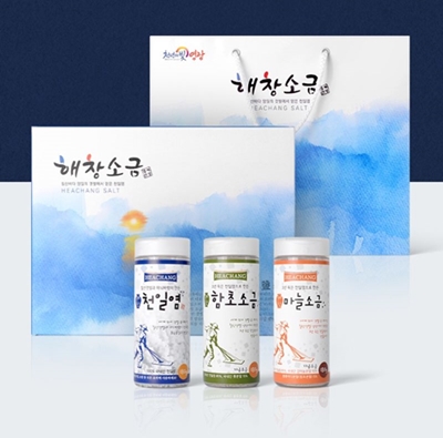 2024년 설 선물세트 소금답례품 프리미엄 3종세트