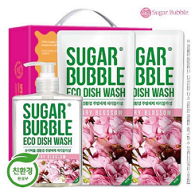 슈가버블 주방세제470펌프 주방280리필2p 3종세트