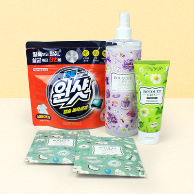슈가버블 캡슐세제 부케가르니 섬유향수 5종세트