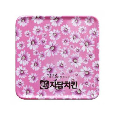 사각 멜라민냄비받침(국화)