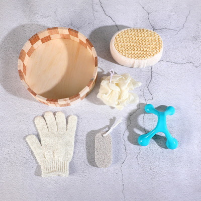 CH307 클린바스 베스트 원목 선물용 힐링 목욕 세트 Q