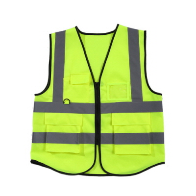 CI490 에코라이프 커스텀 반사 교통안전 작업용 포켓 안전조끼