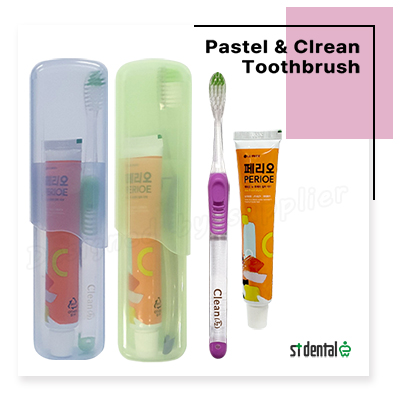 다기능컵 파스텔클린미세모 페리오 칫솔치약세트