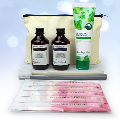 나드 Nard 미세모칫솔 샴푸 바디워시 치약 2080 가글 여행용세트 6종