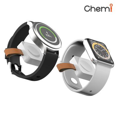 케미 HIWS-WWC10 2in1 마그네틱 스마트 워치 미니 무선 충전기 (전기종호환)