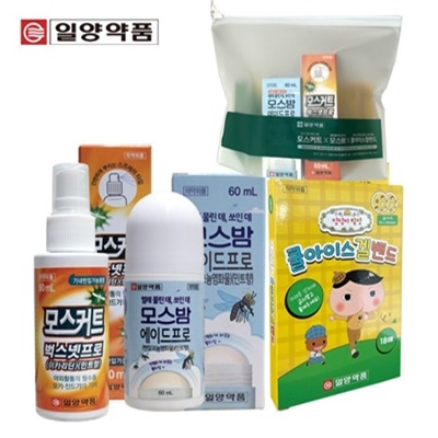 여름 모기퇴치 여행용 3종 파우치세트