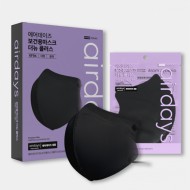 에어데이즈 KF94 블랙 (더뉴플러스) 숨쉬기편한 새부리형 마스크