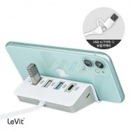 레빗 2세대 올인원 스탠드 4포트 허브