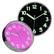 280 미소 크롬야광벽시계