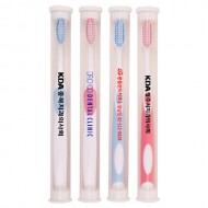 고급형 칫솔 A타입 / B타입 투명 원통케이스 세트