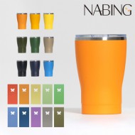 나빙 9가지 자연을 담은 진한빛 304 스텐 슬라이드캡 텀블러 350ml